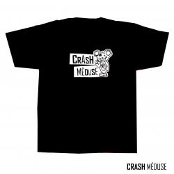 Tee-shirt CRASH MÉDUSE 100% coton Taille L Noir